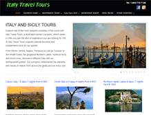 Tablet Screenshot of italytraveltours.biz